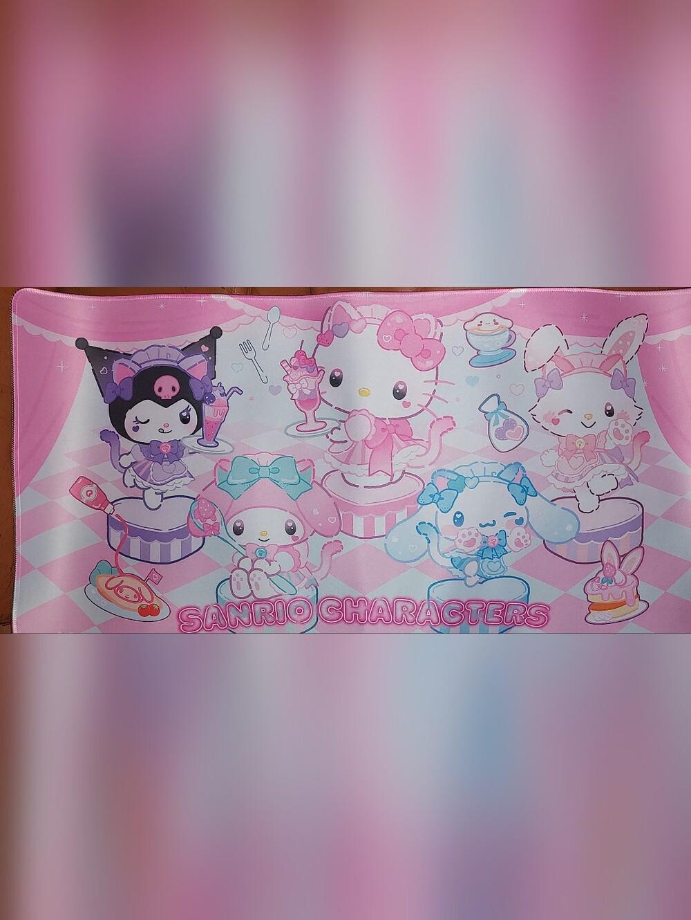 New! Sanrio Computer Desk Mat 12"X24"